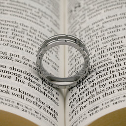 100S JEWELRY Tungsten Rings for Men Wedding Band Silver Brick Pattern Brushed Engagement Promise Size 6-16