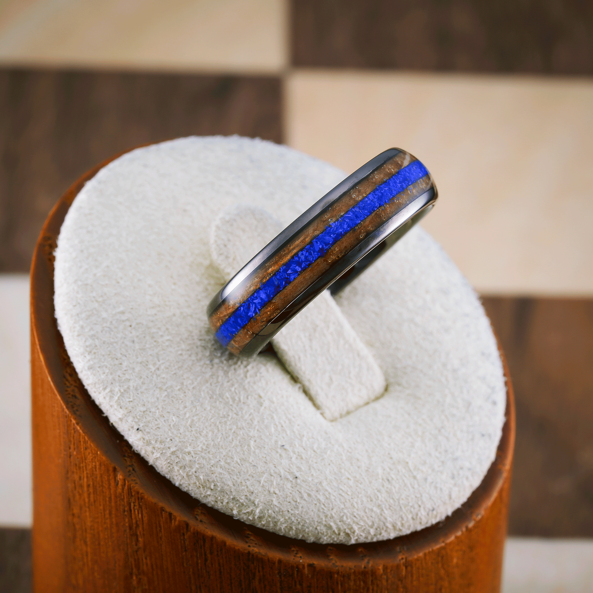 6mm Tungsten Ring Black and Blue Plated Tungsten Wedding Band Anniversary Band Engagement Band Promised Ring Comfort 2024 Fit Mens Wedding Ring