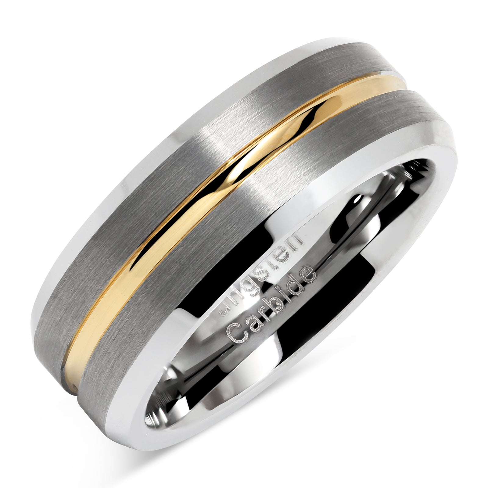 Stainless Steel His Crazy Ring Wedding Band Promise Rings His and