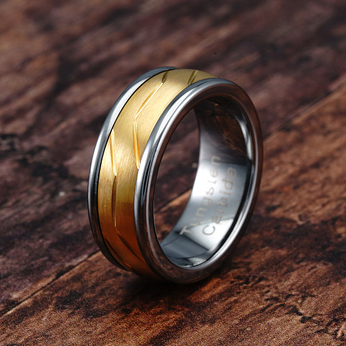 Mystical Groove 999 Pure Gold Ring | SK Jewellery