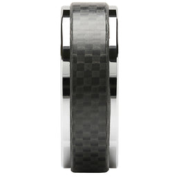 100S JEWELRY Tungsten Rings for Men Women Wedding Band Carbon Fiber Ring Overlaid Sizes 6-16-100S JEWELRY-100S JEWELRY